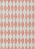 Piper Looms Chantille Diamonds ACN578 Salmon Area Rug