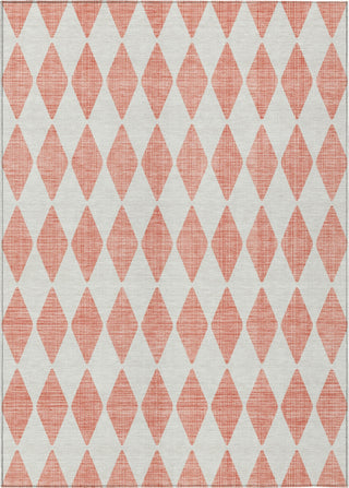 Piper Looms Chantille Diamonds ACN578 Salmon Area Rug