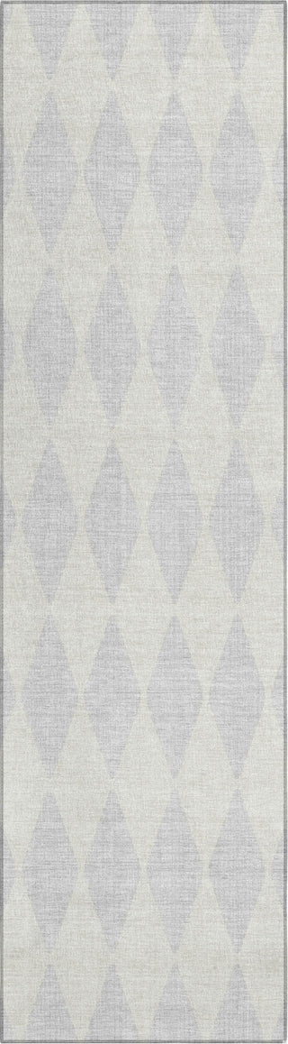 Piper Looms Chantille Diamonds ACN578 Silver Area Rug