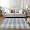 Piper Looms Chantille Diamonds ACN578 Sky Area Rug Lifestyle Image Feature