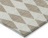 Piper Looms Chantille Diamonds ACN578 Taupe Area Rug