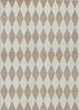 Piper Looms Chantille Diamonds ACN578 Taupe Area Rug