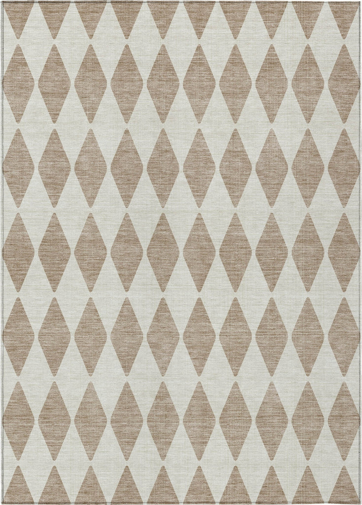 Piper Looms Chantille Diamonds ACN578 Taupe Area Rug