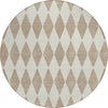 Piper Looms Chantille Diamonds ACN578 Taupe Area Rug