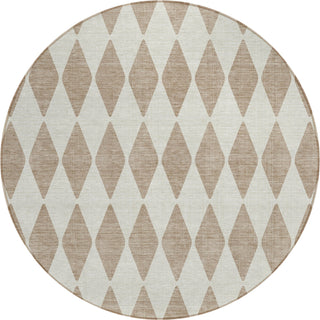 Piper Looms Chantille Diamonds ACN578 Taupe Area Rug