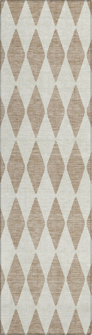 Piper Looms Chantille Diamonds ACN578 Taupe Area Rug