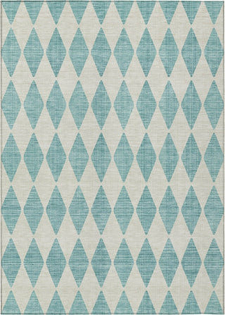 Piper Looms Chantille Diamonds ACN578 Teal Area Rug