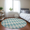 Piper Looms Chantille Diamonds ACN578 Teal Area Rug