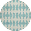 Piper Looms Chantille Diamonds ACN578 Teal Area Rug