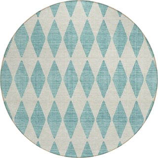 Piper Looms Chantille Diamonds ACN578 Teal Area Rug