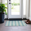 Piper Looms Chantille Diamonds ACN578 Teal Area Rug