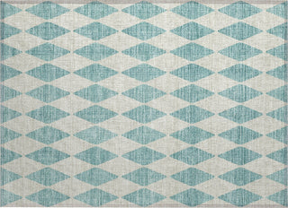 Piper Looms Chantille Diamonds ACN578 Teal Area Rug