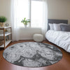 Piper Looms Chantille Circles ACN579 Gray Area Rug