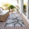 Piper Looms Chantille Circles ACN579 Gray Area Rug