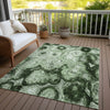 Piper Looms Chantille Circles ACN579 Green Area Rug