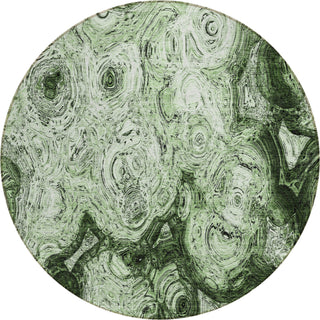 Piper Looms Chantille Circles ACN579 Green Area Rug