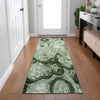 Piper Looms Chantille Circles ACN579 Green Area Rug