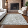 Piper Looms Chantille Circles ACN579 Ivory Area Rug Lifestyle Image Feature