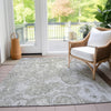 Piper Looms Chantille Circles ACN579 Ivory Area Rug