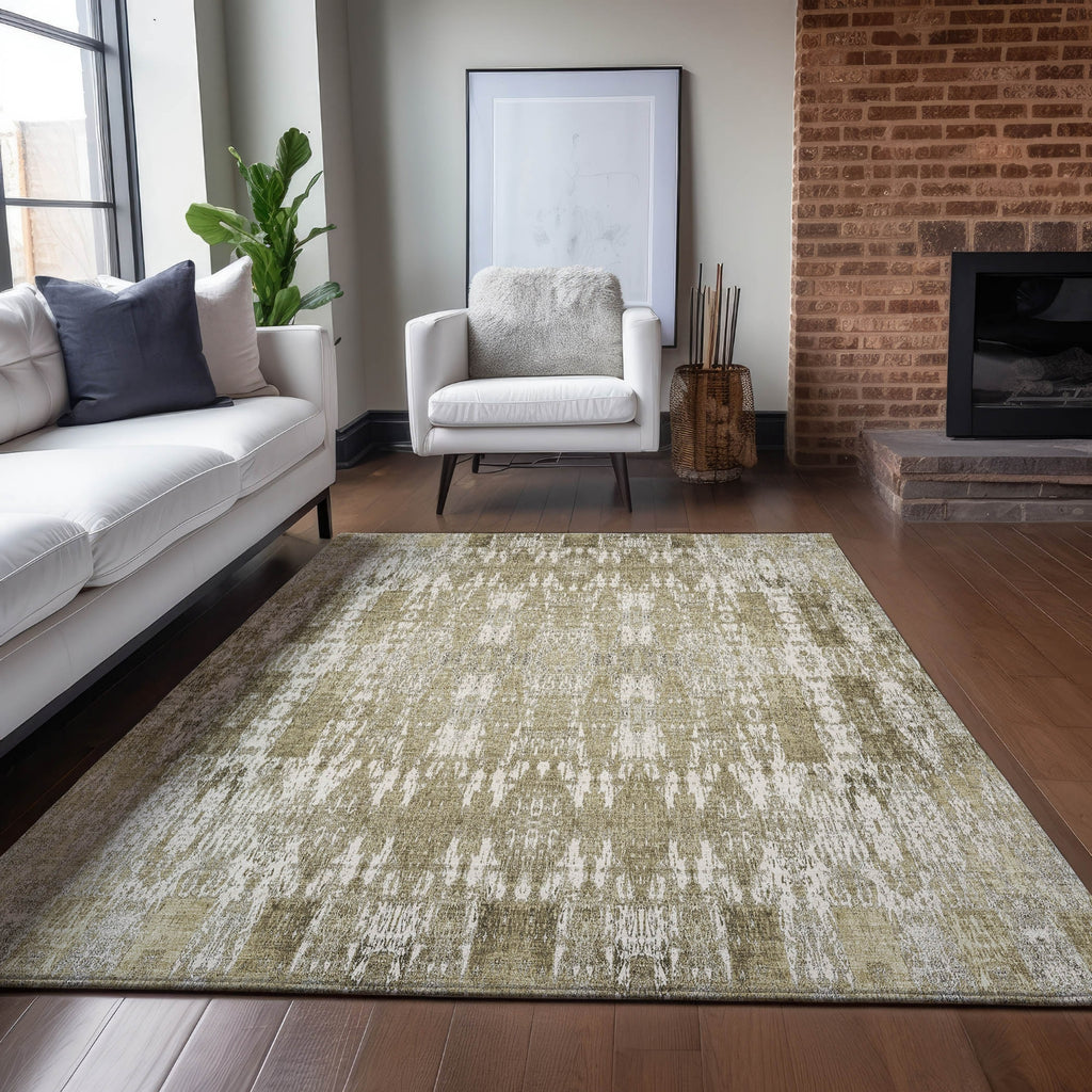Piper Looms Chantille Moroccan ACN580 Beige Area Rug Lifestyle Image Feature