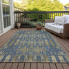 Piper Looms Chantille Moroccan ACN580 Blue Area Rug