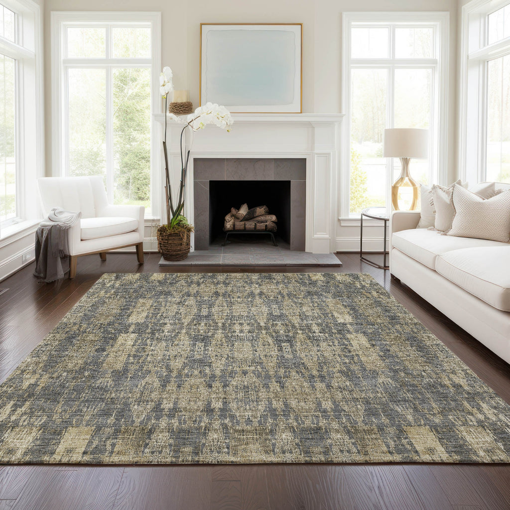 Piper Looms Chantille Moroccan ACN580 Gray Area Rug Lifestyle Image Feature