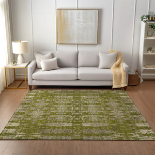 Piper Looms Chantille Moroccan ACN580 Olive Area Rug Lifestyle Image Feature