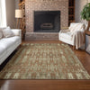 Piper Looms Chantille Moroccan ACN580 Paprika Area Rug Lifestyle Image Feature