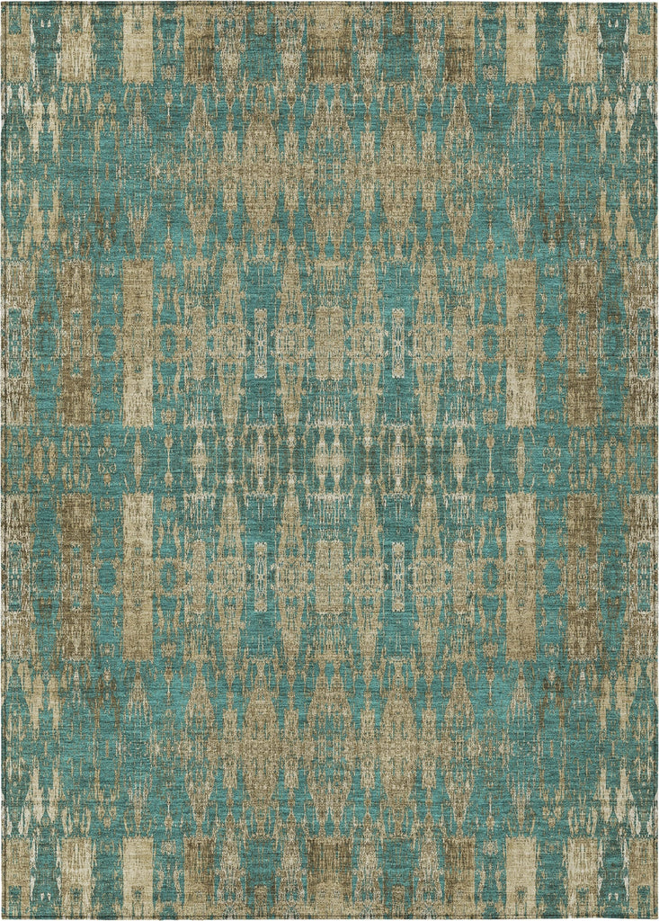 Piper Looms Chantille Moroccan ACN580 Teal Area Rug