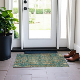 Piper Looms Chantille Moroccan ACN580 Teal Area Rug