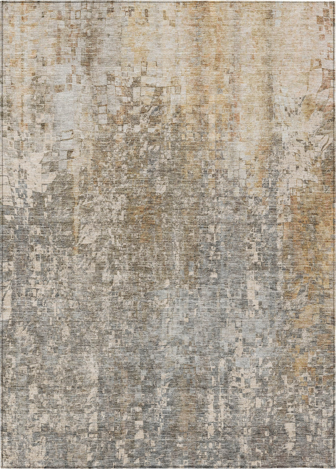 Piper Looms Chantille Squares ACN581 Beige Area Rug