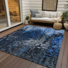 Piper Looms Chantille Squares ACN581 Blue Area Rug