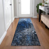 Piper Looms Chantille Squares ACN581 Blue Area Rug