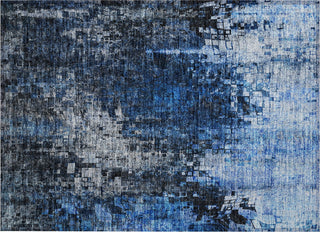 Piper Looms Chantille Squares ACN581 Blue Area Rug