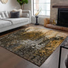 Piper Looms Chantille Squares ACN581 Brown Area Rug