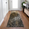 Piper Looms Chantille Squares ACN581 Brown Area Rug