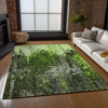 Piper Looms Chantille Squares ACN581 Green Area Rug