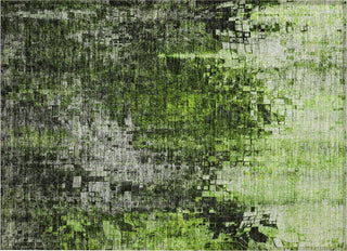 Piper Looms Chantille Squares ACN581 Green Area Rug