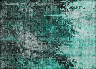 Piper Looms Chantille Squares ACN581 Teal Area Rug