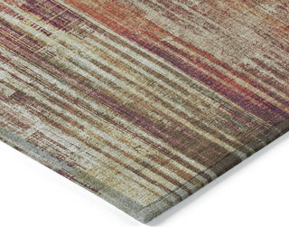 Piper Looms Chantille Stripes ACN582 Paprika Area Rug