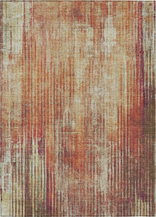 Piper Looms Chantille Stripes ACN582 Paprika Area Rug