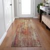 Piper Looms Chantille Stripes ACN582 Paprika Area Rug