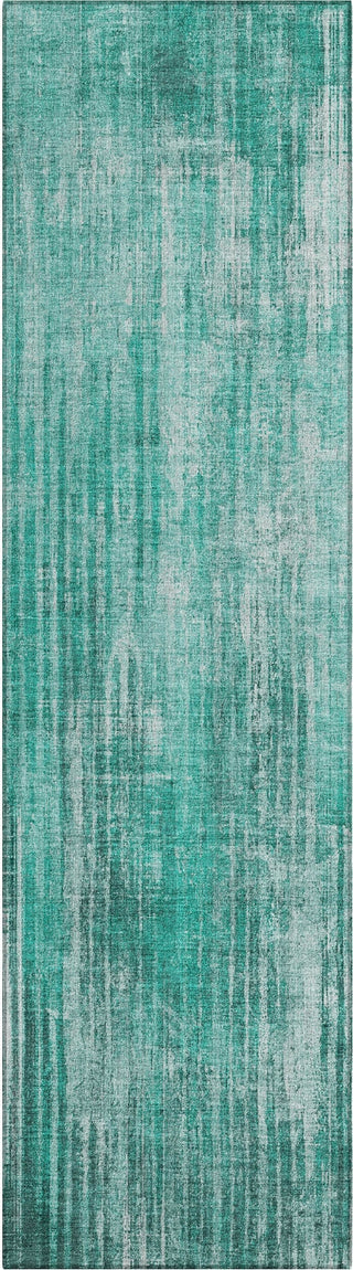 Piper Looms Chantille Stripes ACN582 Teal Area Rug