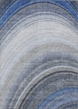 Piper Looms Chantille Waves ACN584 Blue Area Rug