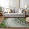 Piper Looms Chantille Waves ACN584 Green Area Rug Lifestyle Image Feature