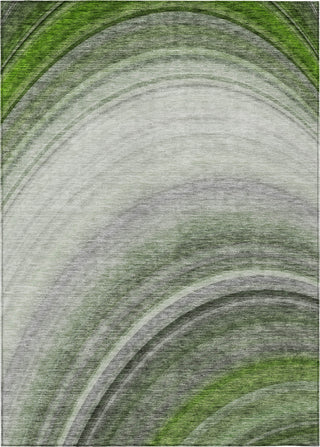 Piper Looms Chantille Waves ACN584 Green Area Rug