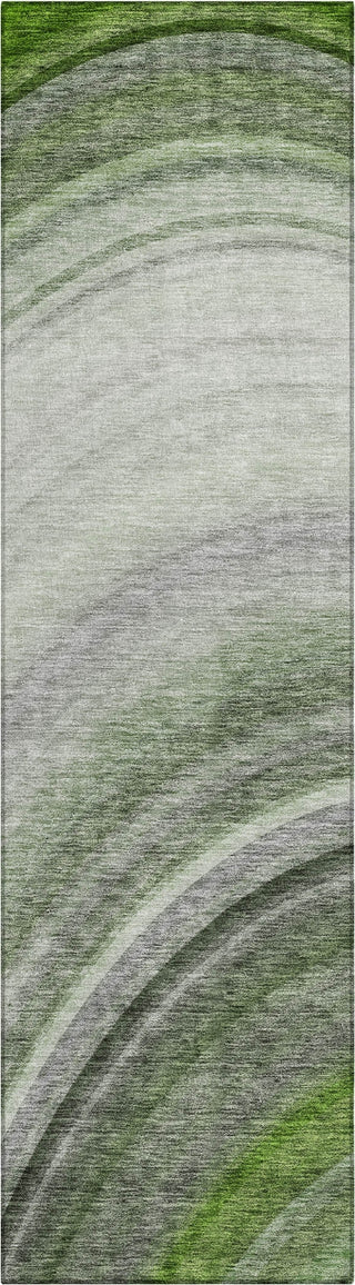 Piper Looms Chantille Waves ACN584 Green Area Rug