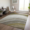 Piper Looms Chantille Waves ACN584 Taupe Area Rug Lifestyle Image Feature