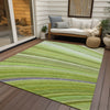 Piper Looms Chantille Waves ACN585 Aloe Area Rug