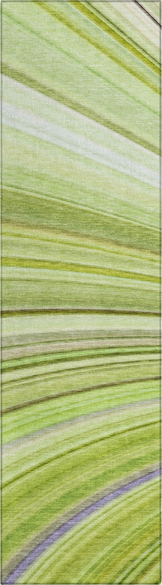 Piper Looms Chantille Waves ACN585 Aloe Area Rug